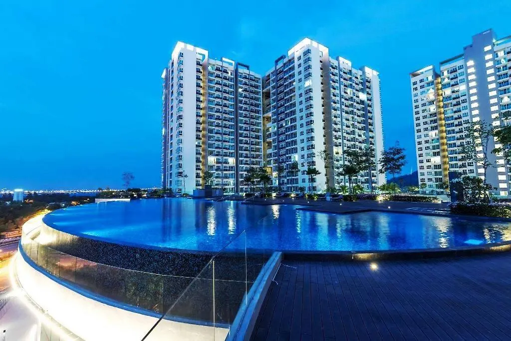 Appartamento ●T11●2Pax●Studio●5Min●Queensbay●Pg Bridge View● Bayan Lepas Malesia